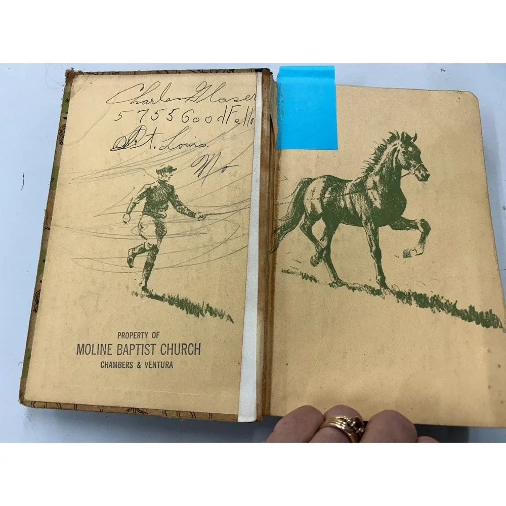 Black Beauty Anna Sewell 1946 Illustrated Classic Horse‎ Autobiography